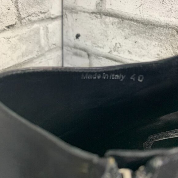 Dior Black Leather Bootie Platform Stiletto Ankle Short Boots - Picture 13 of 14